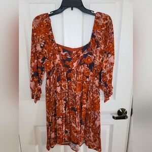 Floral western dress